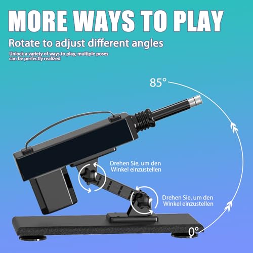 Fickmaschine Automatische Sexmaschine für die Frau Männer,Sex Maschine Sex Möbel mit 6 3XLR-Aufsätzen,Dildo Vibrator,Vibration für Frauen Klitoris,Dildo Saugnapf Adapter,Anal Dildo Masturbator – Bild 4