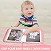 Baby's My First Family Album Baby Photo Album Soft Photo Cloth Family Book Pink Coquette Bow Baby Memory Albums Gift Holds 17 4x6 Pictures for Babies Newborns Toddler Kids Babies Shower Supplies