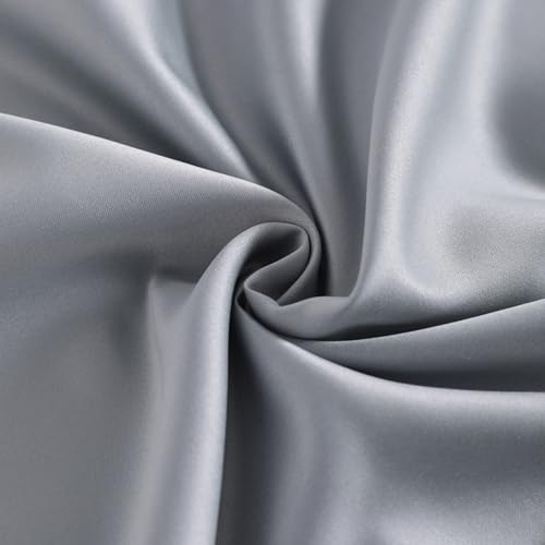 Image of NTBAY 2 Pack Pillows with Stain Pillowcases, Soft Cotton Down Alternative 13x18 Zippered Pillows for Sleeping in Crib Bed - Machine Washable - Breathable Travel Pillow, Silver Grey