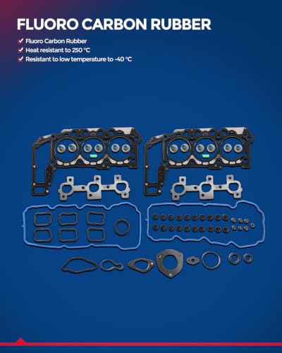 Image of KAX Engine Cylinder Head Gasket Set Compatible with Jeep Liberty 2005-2012, Dodge Nitro 2007-2011, Grand Cherokee /Dakota /Ram 1500 2005-2010, Commander 2006-2010, Durango Raider 3.7L, OE# HS26229PT-1