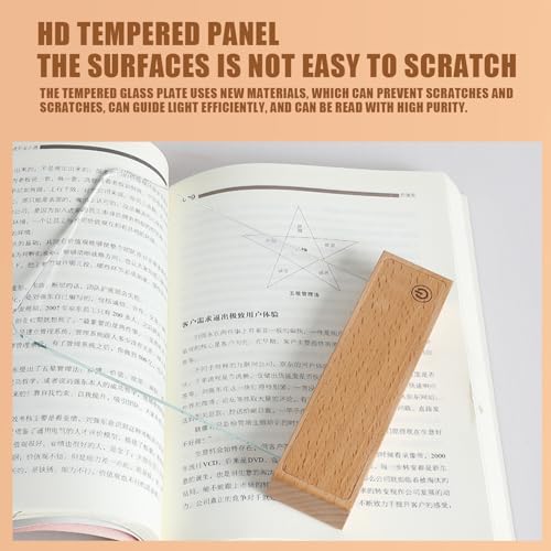Luz plana para libros recargable con 3 tonos de luz LED regulable 5