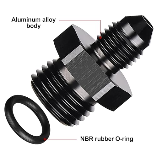 Image of EVIL ENERGY 3AN Flare to AN6 ORB Male O-Ring Fitting Adapter