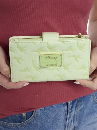 Pochette Fée Clochette Loungefly Disney à rabat sac à main vert