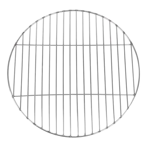 Duvcoywae Grillada De Parrilla De Barbacoa De Acero Inoxidable, Rejilla De Cocción De Rejilla De Parrilla, para Fogatas, Rejillas De Parrillas De Barbacoa, 33 CM