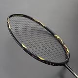 MQPALZKD Professional 3U 85G Carbon Fiber Badminton Rackets Offensive Type G5 Light Weight Training Racquet With Strings Bags Adult Sport