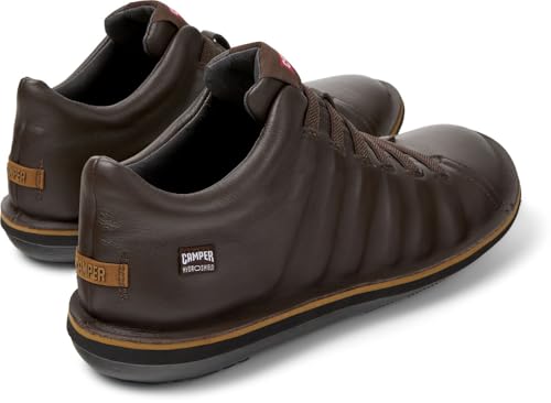 Camper Para Hombre. K300479-007 Zapatillas De Piel Beetle MarróN (46), Plano, Cordones, Casual - 2