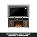Ameriwood Home Farmington Electric Fireplace Console for TVs up to 60