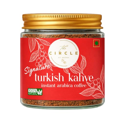 Image of The Circle of Aroma Signature Instant Turkish Kahve /Coffee | 100% Arabica Dark Roast | Rich, Strong & Authentic Flavor | 50g