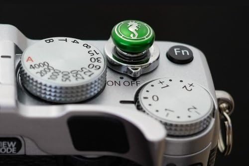 Lensmate Seahorse Soft Release Button - Green - fits Any Standard Threaded Release - Includes X100V, X100F, X100T, Xpro3 & Xpro2, X-T3, X-T2, X-E3, X-E2s, X-E2, X-T30, X-T20