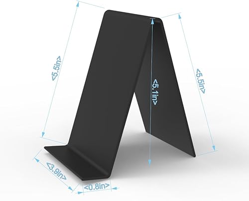 Miniatura 1 de 6 Pack Acrylic Book Stands for Display Clear Book Holder Book Display Book Display Stand for Displaying Newspaper Magazines Notebooks Textbooks CDs