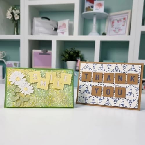 Matrice Sizzix Thinlits Die Eileen Hull Alphanumeric pour découpe alphabet - 5