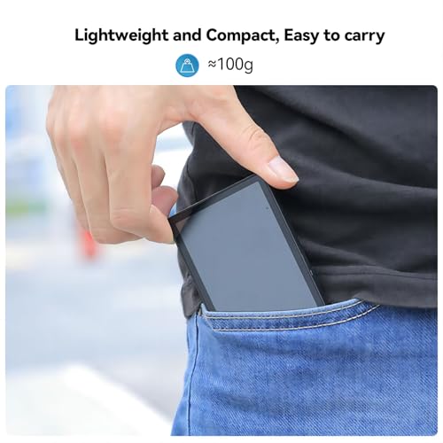OmniMaster Tela de monitor de selfie Vlog para celular, suporte magnético para celular, usando câmer