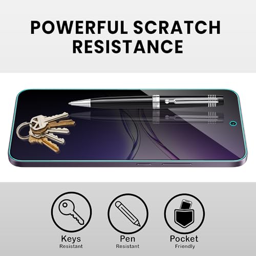 Image of ArmourPro Privacy Tempered Glass Screen Protector Compatible for Oppo F29 (6.7 Inch) with Edge-To-Edge Protector Coverage and Easy Installation kit (Pack of 2)