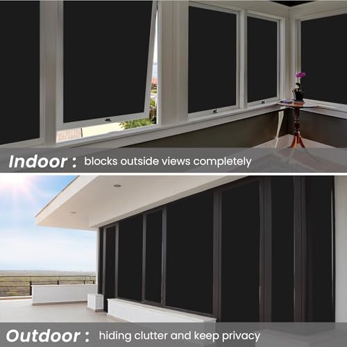 Película para ventana blackout total 17.52"x78.74" miniatura 3