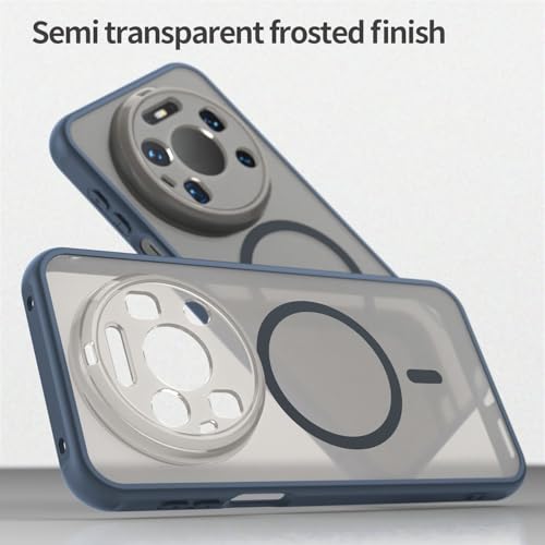 Image of Compatible with Huawei Mate 80 Pro Max Case Cover,Compatible with MagSafe,Anti-Fall,Compatible with Huawei Mate 80 Pro Max 5G SGT-AL10 Cell Protective Phone Case Blue