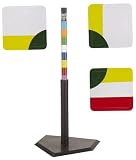  ADAMS USA Bolco Hit-n-Run Base tee de bateo para Juego con Adhesivos