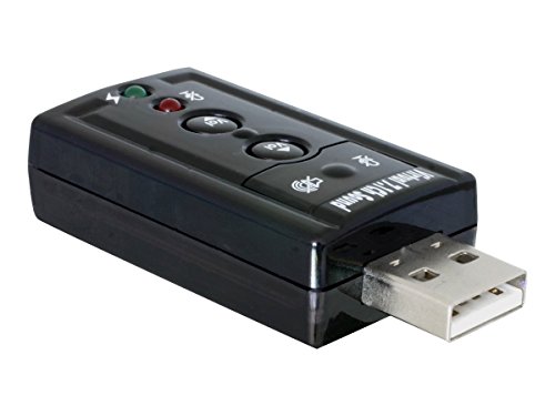 USB Sound Adapter 7.1 - DeLock -Virtual 7.1 Sound - Xear 3D Sound - mit Funktionstasten - zusätlicher Soundadapter - ideal für Skype – Ansicht 1