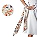Breevo Purse Scarf for Handbags Silk Neck Hair Head Bag Accessory Satin Fashion Handle Belt Skinny