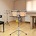 Amagogo Bongos Stand Stable Tripod Accessories Portable Adjustable Height Bracket for Live, Performance, Show, Music Concert , 25 tubes
