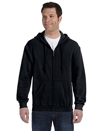 Product of Brand Gildan Adult Heavy Blend 8 oz, 50/50 Full-Zip Hood - Black - 4XL - (Instant Savings of 5% & More)