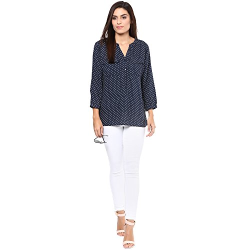 Image of Harpa Women Regular Fit Body Blouse Shirt