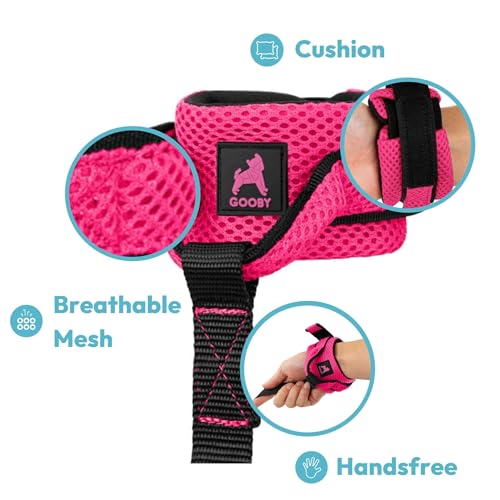 Image of Gooby Soft Mesh Wristband Surfer Leash, Turquoise, 6 FT | Hands-free wristband; Breathable padded mesh; 6 ft; Adjustable hook-and-loop fastener; Match your harness