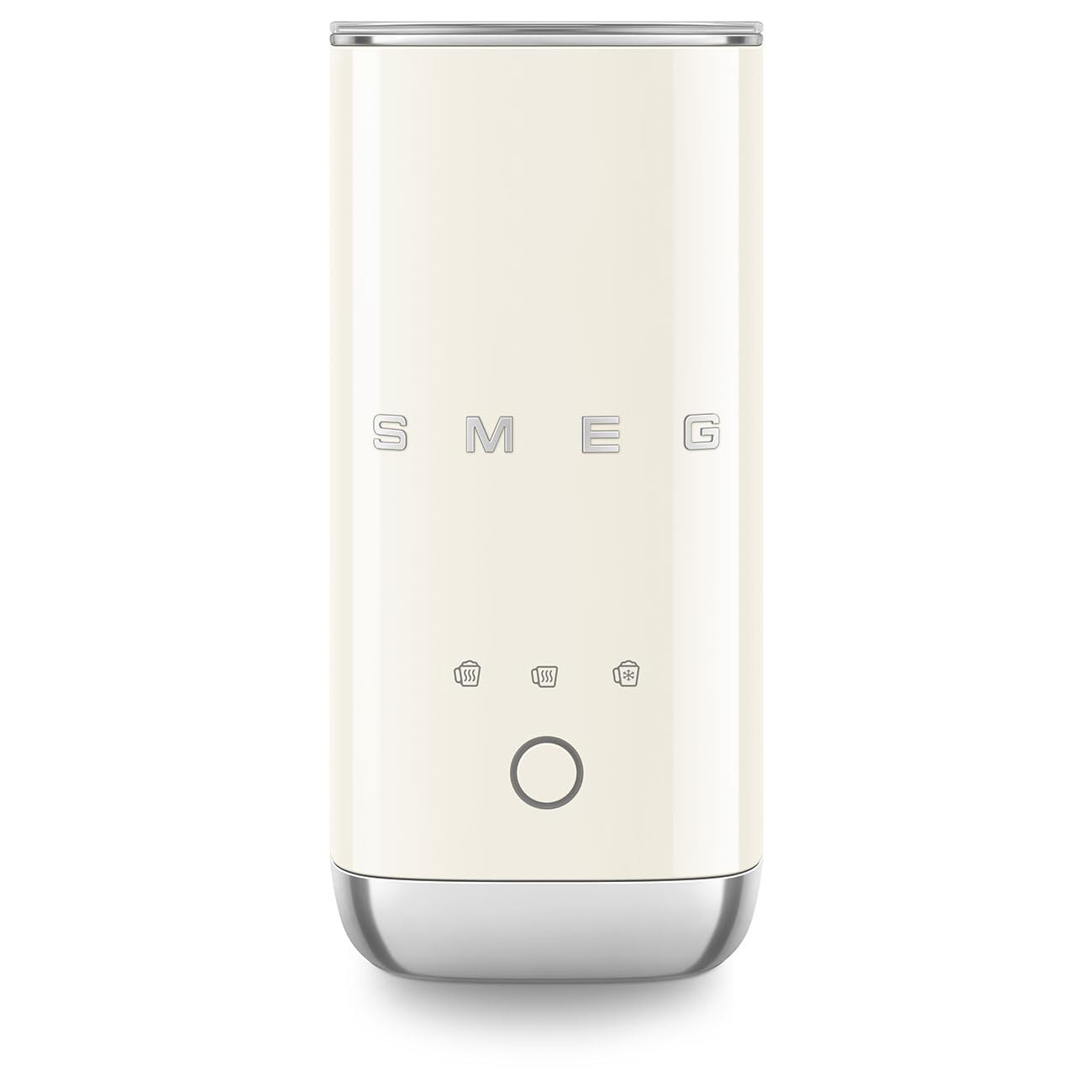 Smeg MFF02CRUK Retro 50s Style Mini Milk Frother, Pre Set Functions, Manual Function, 500W, Cream