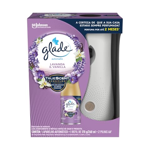 Glade Aromatizador de Ambiente Automático, Lavanda e Baunilha, Ki...
