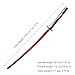 Samuel Rodrigues/Raiden Sword Japanes Game Cosplay Prop Metal Upgraded Version Katana Black not Sharp