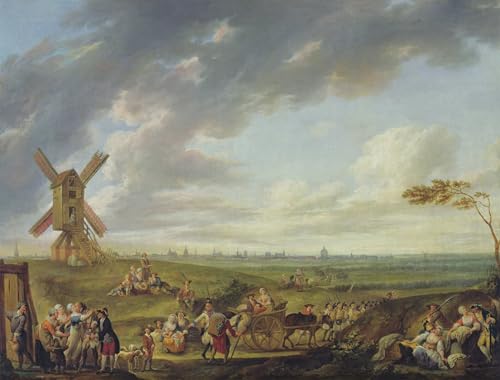 Tableau sur toile Watteau 60x90cm : Décoration murale de bureau haut de gamme