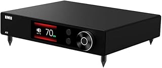 S.M.S.L VMV A1 Class A AMP High Resolution Power Amplifier Small Delicate RCA Input PGA2311 6.35mm Headphone Amplifier with Remote Control (Black)