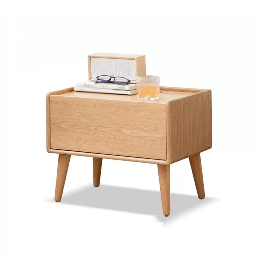 BHGFYXBS Side Tables Bedroom Indoor Single-Layer Bedside Table Nordic Bedroom Small Square Table Storage Cabinet Living Room Sofa Side Cabinet Bedside Tables,A-50 * 35 * 40cm