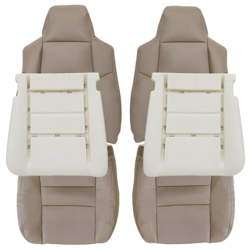 NLQR Front Seat Covers & Foam fit for Ford F250 F350 F450 F550 Lariat 02-07