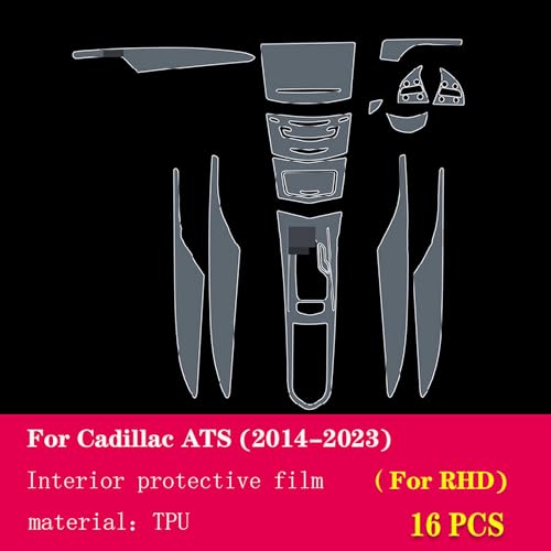 Film en TPU pour Cadillac ATS 2014-2023 : voyagez serein avec un écran GPS protégé - 3
