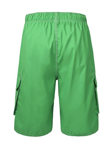 Image of Nonwe Men's Beachwear Board Shorts Quick Dry with Mesh Lining Swim Trunks