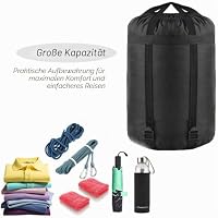 MOOCY Kompressionssack, 12 l/45 l, Schlafsack, Schlafsäcke, Aufbewahrung, Stoffsack, Organizer, tolle Schlafsäcke, Kleidung, Camping, Wandern, Rucksackreisen – Ansicht 6