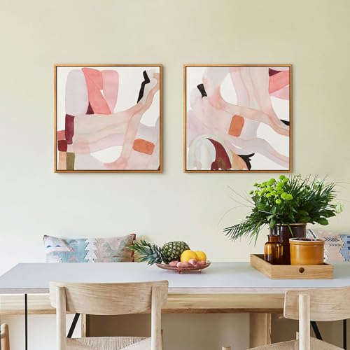 Image of Vintage Gold 6x6 Canvas Floater Frame for Oil Paintings,0.9 inch Deep