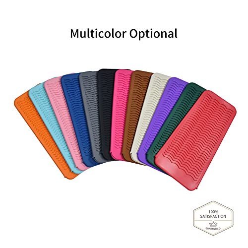 EIOKIT EIOKIT Silicone Heat Resistant Travel Mat Pouch for Hair Straightener,Crimping Iron,Hair Curling Iron,Hair Curling Wand,Flat Iron,Hair Waving Iron and Hot Hair Styling Tools (Grey) - Image 7