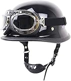 ★ Doublure intérieure confortable : doublure entièrement amovible et lavable pour garder le casque propre. Convient pour la conduite de croiseurs, hélicoptères, scooters, cyclomoteurs, VTT, UTV ou vélos de rue.