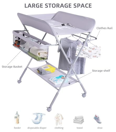 Karaok BCT-01 Baby Changing Table With Wheels thumb #3