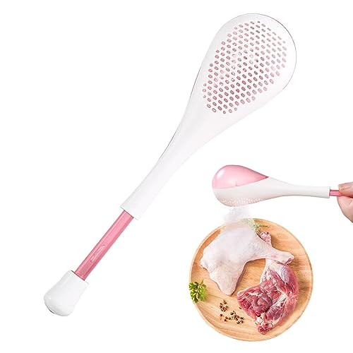 EXBERT Colino per zucchero a velo | Colino, spargitore per zucchero a velo, colino rimovibile e spargitore per l'uso con una sola mano