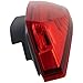 Driver Side Tail Light with Bulbs Halogen Clear and Red Lens Sedan 2Nd Gen fits 2008-2014 Cadillac Cts (4-Door Sedan)