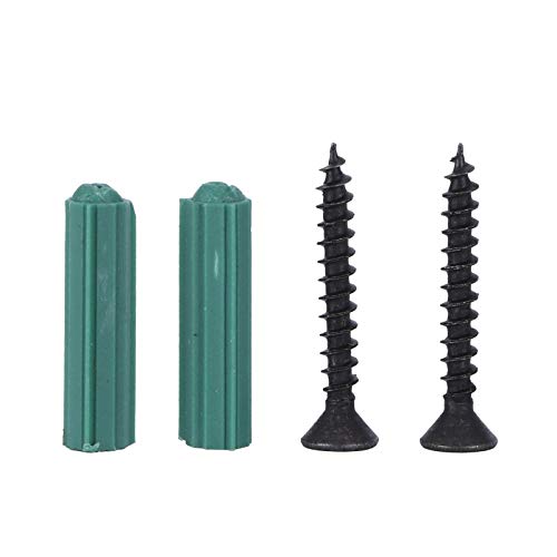 Suporte para plantas, suporte de parede acabamento escuro com acessórios de parafuso de montagem par