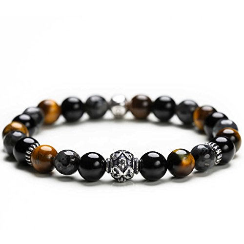 Gerba Bracciale Uomo Gioielli Stone Classic Casual...