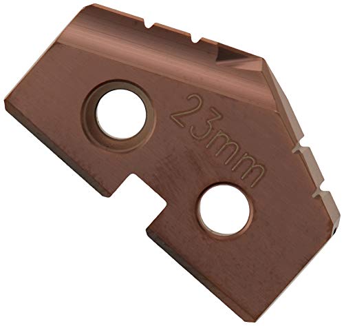 KARNASCH 2245100230 Plaquitas de Broca de Paleta para Todo Tipo de Hierro Fundido, 23.00mm Diámetro, 132° Ángulo de punto