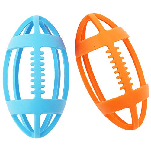 Fun And Function Grip It Football Chewy & Fidget Set - Kid & Toddler Chew Toy - Sensory Chew Toys For Kids - Oral Chew Toys For Sensory Kids - Oral Sensory Toys, Sensory Chew For Kids & Babies, 2 Pack #TOP25