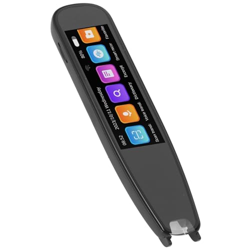 Scan Reading Pen, Digital Translation Pen Scanner with 12 Languages Scanning & 131 Voice Translation, 2MP Camera HD Recording Text to Speech Device for Dyslexia, for Students
