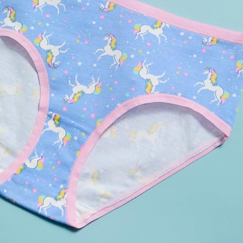 Saint Eve Kids Little Girls Cotton Underwear, Soft Breathable Multi Pack Brief Panties4
