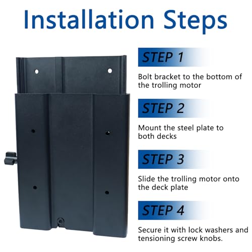 image for TXRXIZ MKA-16-03 Quick Release Bracket Replacement for Minn Kota 18540