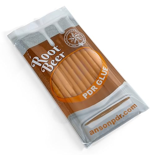 Image of Tabweld Black plague Anson Root Beer PDR Glue Stick Pack - Paintless Dent Repair Glue Pack (Root Beer)